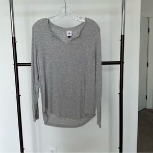 Cabi long sleeve shirt gray
